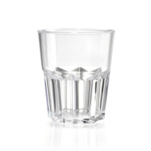 Unbreaky Polycarbonate Lowball Glass – 7.4oz / 220ml – Carton (125 Units)