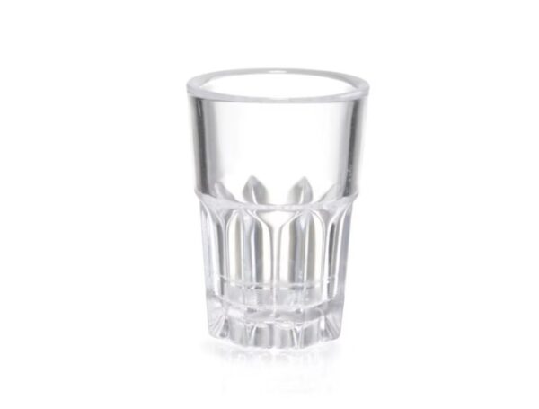 Unbreaky Premium Polycarbonate Shot Glass – 0.74oz / 22ml – Carton (500 Units)